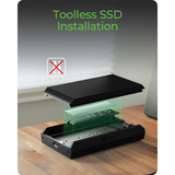 ICY BOX 61186, Disk enclosure Nero