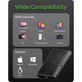 ICY BOX 61186, Disk enclosure Nero