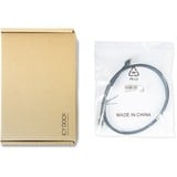 Icy Dock Cavo SlimSAS x8 SFF-8654 > 2x SlimSAS x4 SFF-8654 Nero