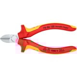 KNIPEX 70 06 125, Pinze di taglio rosso/Giallo