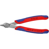KNIPEX 78 13 125 pinza Pinze per taglio laterale, Pinze per elettronica grigio, Pinze per taglio laterale, Acciaio, Plastica, Blu/Rosso, 12,5 cm, 57 g