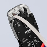 KNIPEX 97 51 12 SB, Pinza crimpatrice blu/Rosso