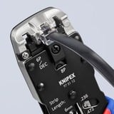 KNIPEX 97 51 12 SB, Pinza crimpatrice blu/Rosso