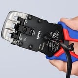KNIPEX 97 51 12 SB, Pinza crimpatrice blu/Rosso