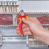 KNIPEX Tronchese isolato VDE 70 06 125, Pinze di taglio rosso/Giallo