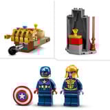 LEGO Captain America contro Thanos, Giochi di costruzione Set da costruzione, 4 anno/i, Plastica, 107 pz, 291 g
