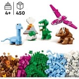 LEGO Classic Dinosauri creativi, Giochi di costruzione Set da costruzione, 5 anno/i, Plastica, 450 pz, 590 g