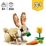 LEGO Creator Adorabile Coniglio, Giochi di costruzione Set da costruzione, 8 anno/i, Plastica, 326 pz, 432 g
