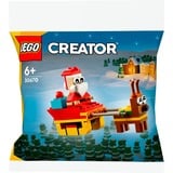 LEGO Creator Avventura sulla slitta di Babbo Natale, Giochi di costruzione Set da costruzione, 6 anno/i, Plastica, 73 pz, 50 g