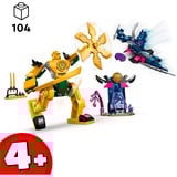 LEGO NINJAGO Mech da battaglia di Arin, Giochi di costruzione Set da costruzione, 4 anno/i, Plastica, 104 pz, 233 g