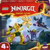 LEGO NINJAGO Mech da battaglia di Arin, Giochi di costruzione Set da costruzione, 4 anno/i, Plastica, 104 pz, 233 g