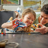 LEGO ǀ Marvel 76319 Capitan America Contro Thanos, Giocattolo Avengers con Aereo e 2 Minifigure dei Supereroi, Idea Regalo 4+, Giochi di costruzione Giocattolo Avengers con Aereo e 2 Minifigure dei Supereroi, Idea Regalo 4+, Set da costruzione, 4 anno/i, Plastica, 107 pz, 291 g