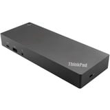 Lenovo Dock ibrido ThinkPad USB-C con USB A ricondizionato, Docking station Nero