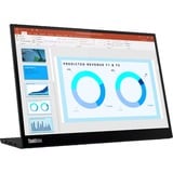 Lenovo ThinkVision M14d Monitor, Monitor LED Nero, 35,6 cm (14"), 2240 x 1400 Pixel, 2.2K, LED, 8 ms, Nero