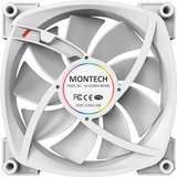 Montech AX120 PWM 120x120x25, Ventola bianco
