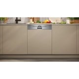 Neff S145EAS16E lavastoviglie A scomparsa parziale 13 coperti acciaio inox satinato, A scomparsa parziale, Dimensione massima (60 cm), Acciaio inox, Pulsanti, 1,75 m, 1,65 m