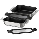 Neff Z9403FF0 set di pentole 5 pz, Set di padelle accaio/Nero, Set misto, Argento, Argento, Vetro, 220 °C, 4,2 kg