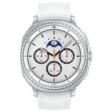 SAMSUNG Galaxy Watch 8 Classic 3,3 cm (1.3") AMOLED 46 mm Digitale 438 x 438 Pixel Touch screen 4G Argento Wi-Fi GPS (satellitare), Smartwatch bianco, 3,3 cm (1.3"), AMOLED, Touch screen, 64 GB, GPS (satellitare), 63,5 g