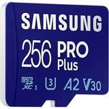 SAMSUNG PRO Plus 256 GB MicroSDXC UHS-I Classe 10 blu, 256 GB, MicroSDXC, Classe 10, UHS-I, 160 MB/s, 120 MB/s