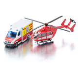 SIKU SUPER Mercedes-Benz ambulanza e elicottero, Veicolo modello 