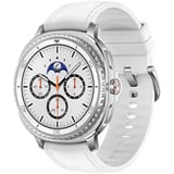 Samsung SM-L505FZWAEUB smartwatch e orologio sportivo 3,3 cm (1.3") AMOLED 46 mm Digitale 438 x 438 Pixel Touch screen 4G Argento Wi-Fi GPS (satellitare) bianco, 3,3 cm (1.3"), AMOLED, Touch screen, 64 GB, GPS (satellitare), 63,5 g