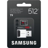 Samsung T9 microSDXC 512 GB, Scheda di memoria Nero