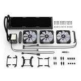 Sharkoon S100 ARGB, Raffreddamento ad acqua Nero