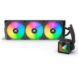 Sharkoon S100 ARGB, Raffreddamento ad acqua Nero