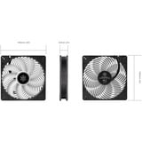 SilverStone SST-AP184i-ARGB 180x180x32, Ventola Nero
