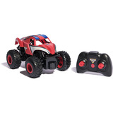 Spin Master Monster Jam, veicolo Monster Truck radiocomandato Marvel The Amazing Spider-Man, in scala 1:24, giocattoli per bambini e bambine da 4 anni in su, RC Monster Jam , veicolo Monster Truck radiocomandato Marvel The Amazing Spider-Man, in scala 1:24, giocattoli per bambini e bambine da 4 anni in su, Monster truck, 4 anno/i, Plastica, Nero, Rosso