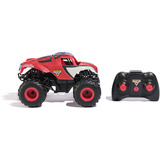 Spin Master Monster Jam, veicolo Monster Truck radiocomandato Marvel The Amazing Spider-Man, in scala 1:24, giocattoli per bambini e bambine da 4 anni in su, RC Monster Jam , veicolo Monster Truck radiocomandato Marvel The Amazing Spider-Man, in scala 1:24, giocattoli per bambini e bambine da 4 anni in su, Monster truck, 4 anno/i, Plastica, Nero, Rosso