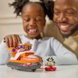 Spin Master PAW Patrol Fire Rescue: Barca di Salvataggio di Zuma con Personaggio, Salvagente Lanciabile e Procione, Giocattoli per Bambini e Bambine, 3+ Anni,  veicolo da gioco PAW Patrol Fire Rescue: Barca di Salvataggio di Zuma con Personaggio, Salvagente Lanciabile e Procione, Giocattoli per Bambini e Bambine, 3+ Anni, Barca, 3 anno/i, Plastica, Nero, Arancione