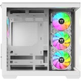 Thermaltake CA-1Z2-00M6WN-WS, Chassis Tower bianco/legno
