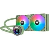 Thermaltake Raffreddatore liquido AIO TH280 V2 ARGB Sync Matcha Green, Raffreddamento ad acqua verde oliva