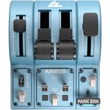 Thrustmaster TCA Quadrant Add-On Airbus Edition Blu Simulazione di Volo Analogico/Digitale PC, Schubregler Blu-grigio/Nero, Simulazione di Volo, PC, Analogico/Digitale, Cablato, Blu, Windows 10, Windows 8