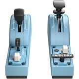 Thrustmaster TCA Quadrant Add-On Airbus Edition Blu Simulazione di Volo Analogico/Digitale PC, Valvola a farfalla Blu-grigio/Nero, Simulazione di Volo, PC, Analogico/Digitale, Cablato, Blu, Windows 10, Windows 8