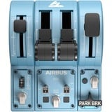 Thrustmaster TCA Quadrant Add-On Airbus Edition Blu Simulazione di Volo Analogico/Digitale PC, Valvola a farfalla Blu-grigio/Nero, Simulazione di Volo, PC, Analogico/Digitale, Cablato, Blu, Windows 10, Windows 8