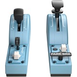 Thrustmaster TCA Quadrant Add-On Airbus Edition Nero, Blu Simulazione di Volo PC, Schubregler Blu-grigio/Nero, Simulazione di Volo, PC, Nero, Blu, Windows 10, Windows 8, 45 mm, 225 mm