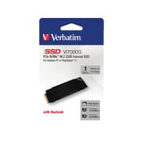 Verbatim Vi7000G 1 TB M.2 PCI Express 4.0 NVMe, Disco a stato solido Nero, 1 TB, M.2, 7000 MB/s