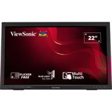 ViewSonic TD2223 Monitor PC 54,6 cm (21.5") 1920 x 1080 Pixel Full HD LED Touch screen Multi utente Nero, Monitor LED Nero (opaco), 54,6 cm (21.5"), 1920 x 1080 Pixel, Full HD, LED, 5 ms, Nero