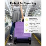 goobay Caricatore rapido duale USB-C PD GaN 30 W, Caricabatterie Nero