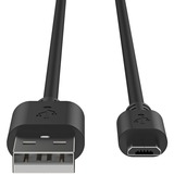 Ansmann Cavo USB 2.0, connettore USB-A > connettore Micro-USB Nero