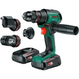 Bosch Trapano avvitatore a batteria AdvancedDrill 18V-80 QuickSnap + accessori verde/Nero