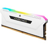 Corsair Vengeance CMH16GX4M2E3200C16W memoria 16 GB 2 x 8 GB DDR4 3200 MHz bianco, 16 GB, 2 x 8 GB, DDR4, 3200 MHz, 288-pin DIMM