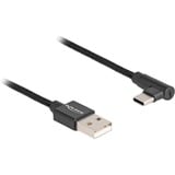 DeLOCK Cavo USB 2.0, connettore USB-A maschio > connettore USB-C maschio Nero