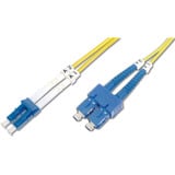 Digitus Cavo patch LWL, duplex, connettore LC > SC, monomodale OS2 giallo