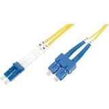 Digitus Cavo patch LWL, duplex, connettore LC > SC, monomodale OS2 giallo