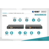 Digitus DS-55508, Estensione HDMI Nero