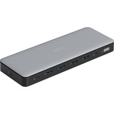 Digitus Docking station USB-C 13 porte grigio/Nero