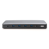 Digitus Docking station USB-C 13 porte grigio/Nero